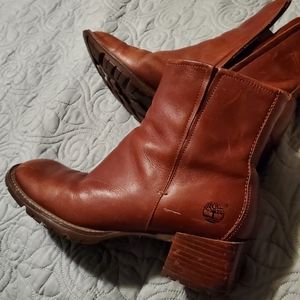 Leather woman Timberland boots